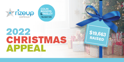 SUPPORT FOR CHRISTMAS APPEAL RAISES $19,663 FOR RIZEUP AUSTRALIA