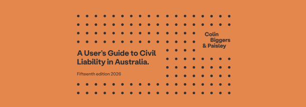 A User's Guide to Civil Liability in Australia